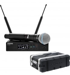 Shure QLXD24/Beta58 + case 2U