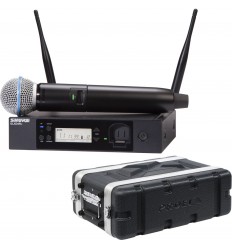 Shure GLXD24R+/BETA58 + case 2U