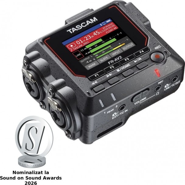 【保証書有】SR3D TASCAM セット Tascam FR-AV2 Recorder digital portabil pentru camera video