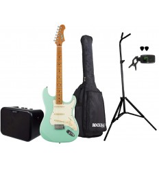 Zeedo Shop JET Guitars JS-300 SFG SSS + Combo portabil si Accesorii