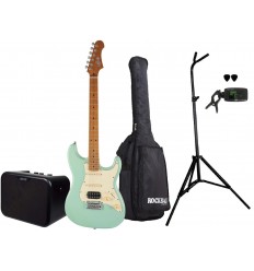 JET Guitars JS-400 SFG HSS + Combo portabil si Accesorii