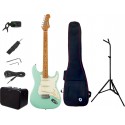 JET Guitars JS-300 SFG SSS + amplificator si accesorii