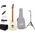 JET Guitars JS-400 VYW HSS + amplificator si accesorii