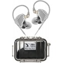 KZ PR1 Silver (HiFi) + Peli™ 1010 MicroCase Negru/Transparent
