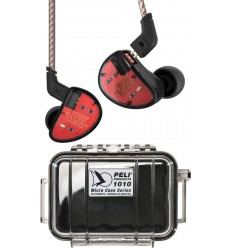 KZ AS10 Black + Peli™ 1010 MicroCase Negru/Transparent