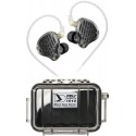 KZ PR3 + Peli™ 1010 MicroCase Negru/Transparent