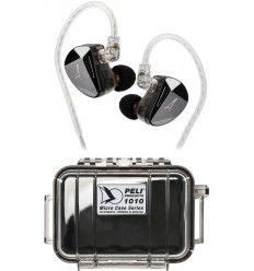 KZ AS10 PRO + Peli™ 1010 MicroCase Negru/Transparent