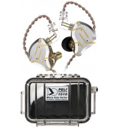 KZ ZS10 PRO Gold + Peli™ 1010 MicroCase Negru/Transparent