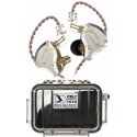 KZ ZS10 PRO Gold + Peli™ 1010 MicroCase Negru/Transparent