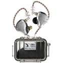 KZ ZS10 PRO Silver-Black + Peli™ 1010 MicroCase Negru/Transparent