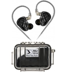 KZ ZAR + Peli™ 1010 MicroCase Negru/Transparent