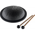 Meinl Mini Steel Tongue Drum 6" - Do Major/6 Note/440 Hz - Black - MSTD1BK