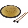 Meinl Small Steel Tongue Drum 7" - Do Minor/8 Note/440 Hz - Gold - SSTD3G