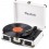 Audizio RP116CR Record Player Briefcase with BT In/Out