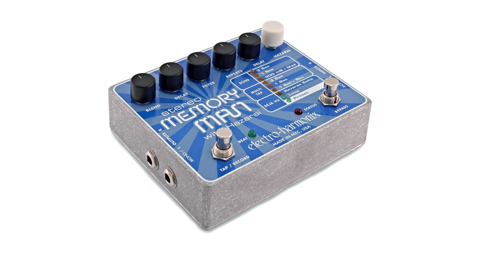 Electro Harmonix Stereo Memory Man with Hazarai Pedala Delay