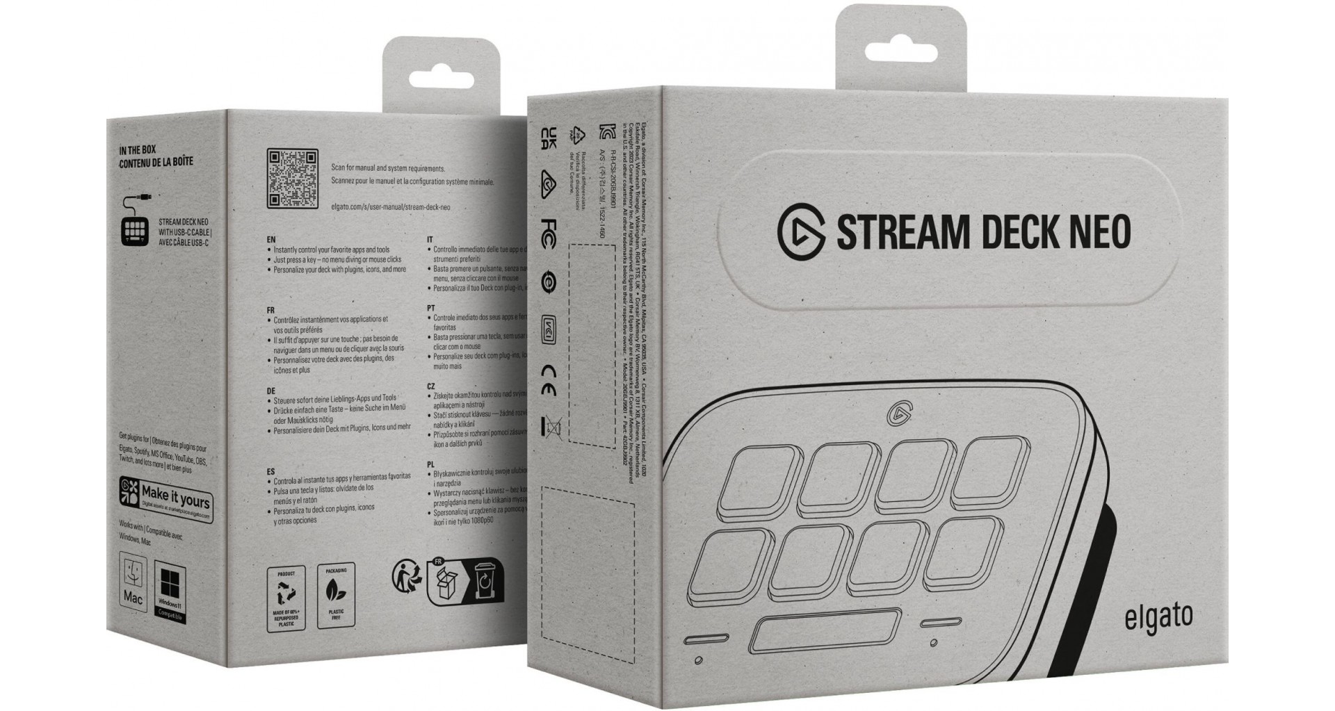 Elgato Stream Deck Neo White Suprafata de control - Zeedo Shop