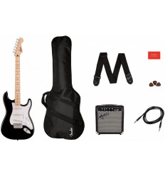 Fender Squier Sonic Stratocaster Pack, Black RESIGILAT 07185