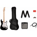 Fender Squier Sonic Stratocaster Pack, Black RESIGILAT 07185