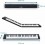 Carry-On Folding Piano 49 Touch - Black