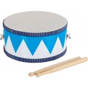 Classic Cantabile Childrens Drum 8" White-Blue