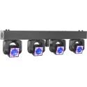 Beamz ShowBar GO Shine with 4 Moving Heads