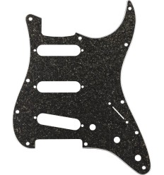 Fender Hybrid Glass/Glitter Stratocaster SSS Pickguard Dark Gray Sparkle