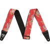 Fender Hawaiian Strap, Red Floral