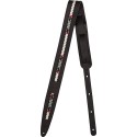 Fender Paramount Acoustic Leather Strap, Black