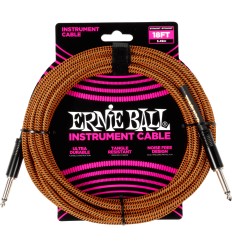 Ernie Ball 6469 Braided 5.5m - Pumpkin Pie