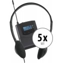 Pronomic Silent Guide Economy Set cu 5 Casti
