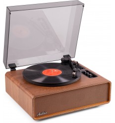 Audizio Laredo Premium Record Player Wood