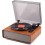 Audizio Laredo Premium Record Player Dark Brown