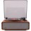 Audizio Laredo Premium Record Player Dark Brown