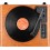 Audizio Laredo Premium Record Player Dark Brown