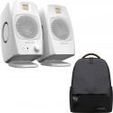 Adam Audio D3V White + Travel Bag