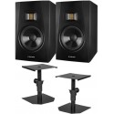2 X ADAM Audio T7V + Stative Bundle