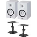 2 x Yamaha HS5 W + Stative Birou Bundle