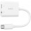 Belkin RockStar USB-C to 3.5 MM + USB-C CHARGE V2 60W White