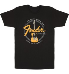 Fender 75th Tele Tee Black S