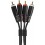 UDG Ultimate Audio Cable Set RCA - RCA Straight Black 1.5m