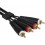UDG Ultimate Audio Cable Set RCA - RCA Straight Black 1.5m