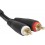 UDG Ultimate Audio Cable Set RCA - RCA Straight Black 1.5m