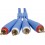 UDG Ultimate Audio Cable Set RCA - RCA Straight Blue 1.5m