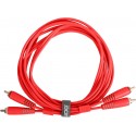 UDG Ultimate Audio Cable Set RCA - RCA Straight Red 1.5m