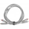 UDG Ultimate Audio Cable Set RCA - RCA Straight White 1.5m