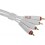 UDG Ultimate Audio Cable Set RCA - RCA Straight White 1.5m
