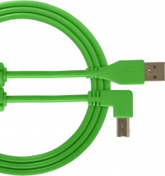 UDG Ultimate Audio Cable USB 2.0 A-B Angled Green 1m