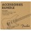 Fender Accessory Essentials Pack - Cable, Clip-On Tuner, Strap