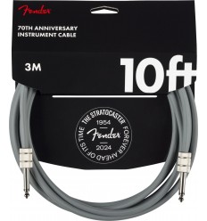Fender Anniversary Instrument Cable 3m, Gray