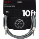 Fender Anniversary Instrument Cable 3m, Gray